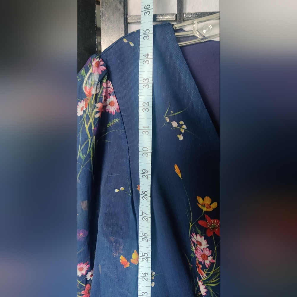 Floral Navy Blue Dress - Picture 12 of 12